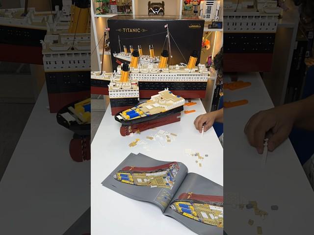 LEGO ICONS Titanic Full Speed Build#lego #rlfm #10294 #afol #titanic #rmstitanic #speedbuild #gifted