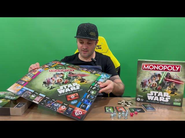 Ep 2553 - Limited Edition Star Wars Return Of The Jedi 2023 Monopoly Unboxing