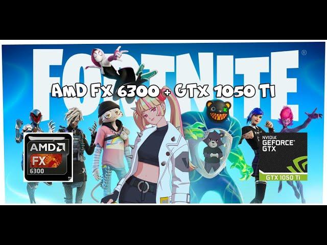 amd fx 6300 gtx 1050 ti fortnite | 1080p | best settings | gepertronic