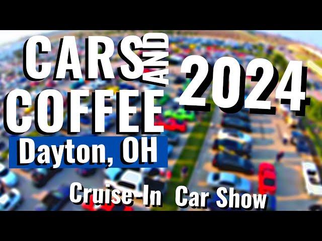 Dayton Cars and Coffee 2024 Season Opener Car Show Meet Official 4k Video