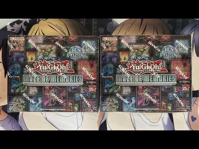 Opening Two Maze of Memories Yugioh Booster Boxes TCG