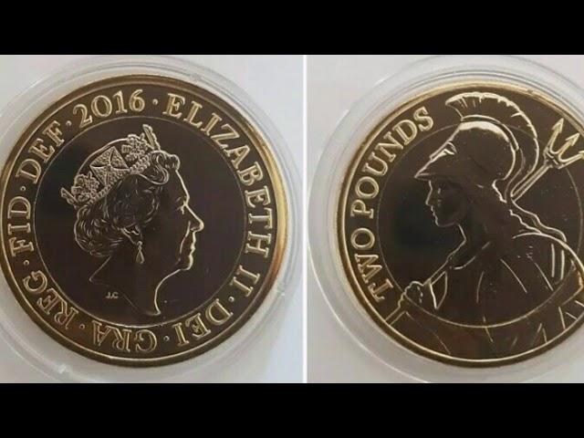 UK BRITANNIA 2016 Two Pounds Coin WORTH?