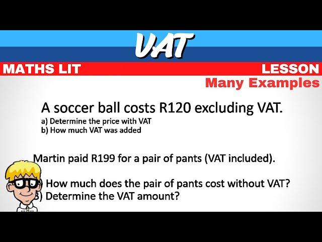 VAT Maths Lit