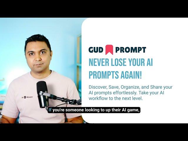 Ultimate AI Prompt Management Tool - GudPrompt - Save, Bookmark, Share and Use AI Prompts Like a Pro