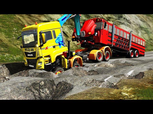 Trucks vs Potholes #74 | BeamNG.DRIVE