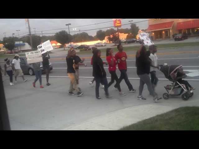 Trayvon Martin Protest - Florissant, Missouri