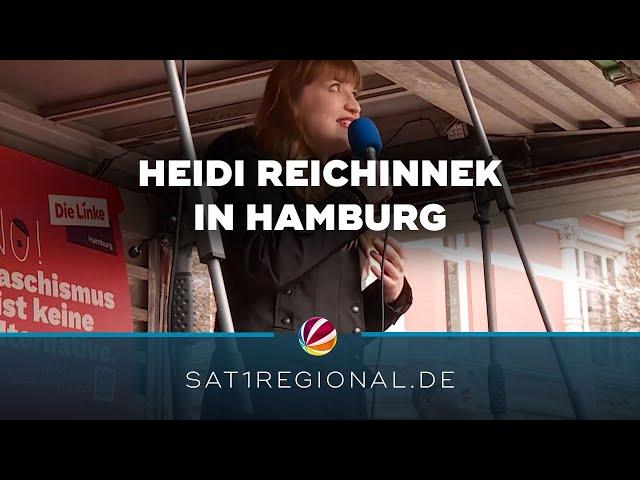 Wahlkampf: Linken-Politikerin Heidi Reichinnek in Hamburg