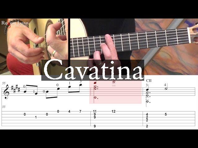 CAVATINA - (The Deer Hunter) - Stanley Myers - Full Tutorial with TAB - Classical Guitar