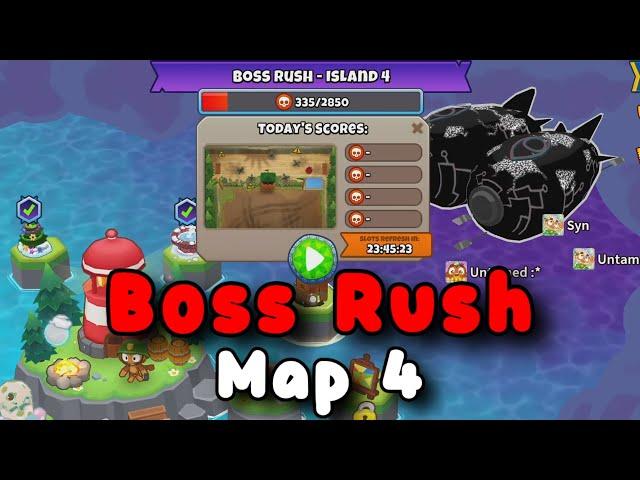 BTD6 Boss Rush Tutorial | 122 Pops | Map 4