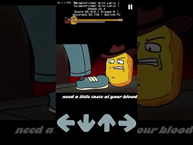TWIDDLEFINGER With Lyrics on Mobile  #fnf  #sunsmile #twiddlefinger  #musicgame