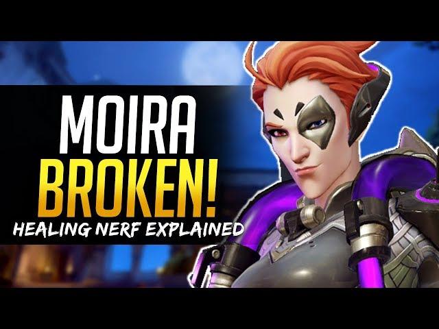 Overwatch MOIRA HEAL NERF EXPLAINED - PTR Changes