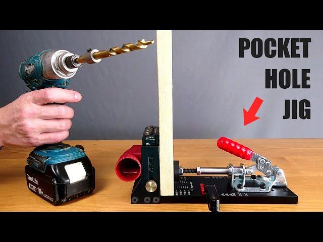 Using THE BEST Pocket Hole Jig Kit For The Money - Better Than Kreg Drill Set