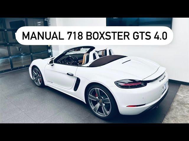 NEW 2024 Porsche 718 Boxster GTS 4.0 | MANUAL transmission | Walk Around |