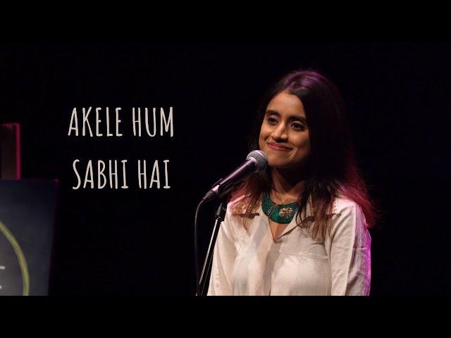 Akele Hum Sabhi Hai - Helly Shah Ft. Abhin | Hindi Poetry with English Subtitles