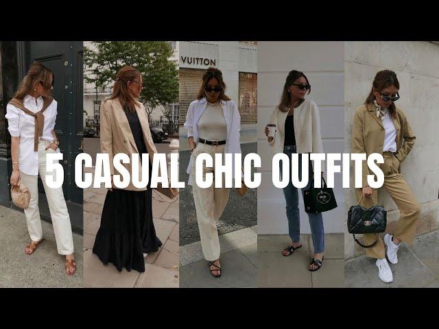 5 CASUAL CHIC OUTFIT IDEAS FOR IN-BETWEEN SEASON