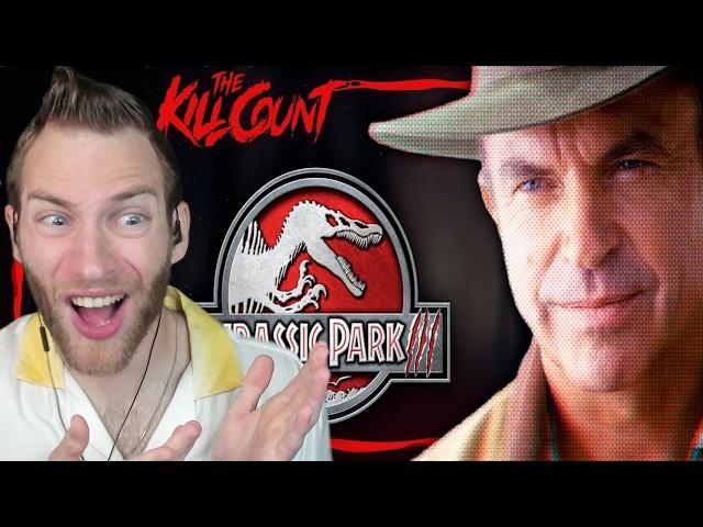 DOES EVERYONE HATE THIS?! Reacting to Jurassic Park 3 & Jurassic World Kill Count by Dead Meat