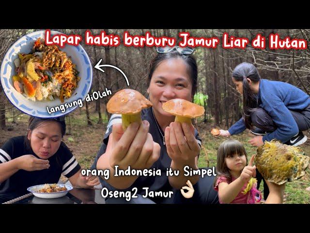 BERBURU JAMUR LAGI & LANGSUNG DISANTAP FRESH DARI HUTAN‼️LAPAR TINGKAT DEWA, MANTULITA