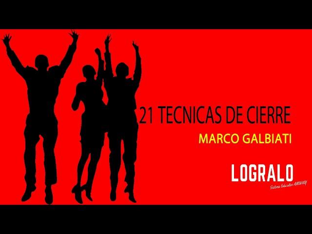 59  21 Tecnicas de cierre     MARCO GALBIATI