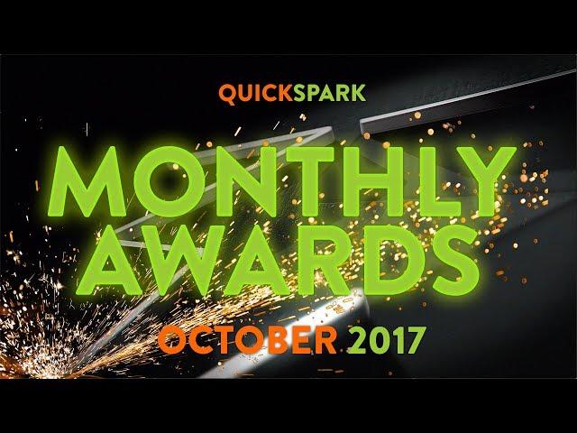 QuickSpark Monthly Awards (October 2017)