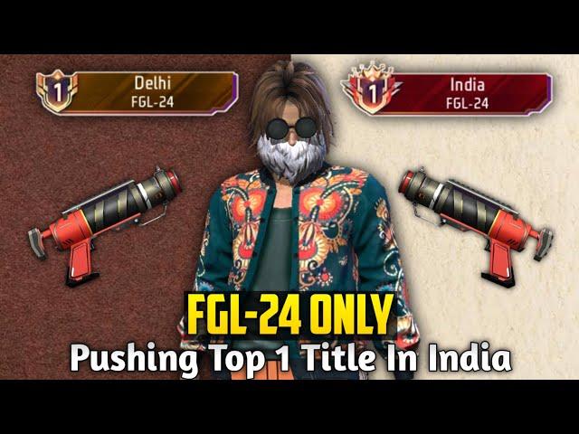 Soon  Top 1 India In Fgl-24 | Solo Br Rank Weopon Glory Top 1 Push | Ep-2