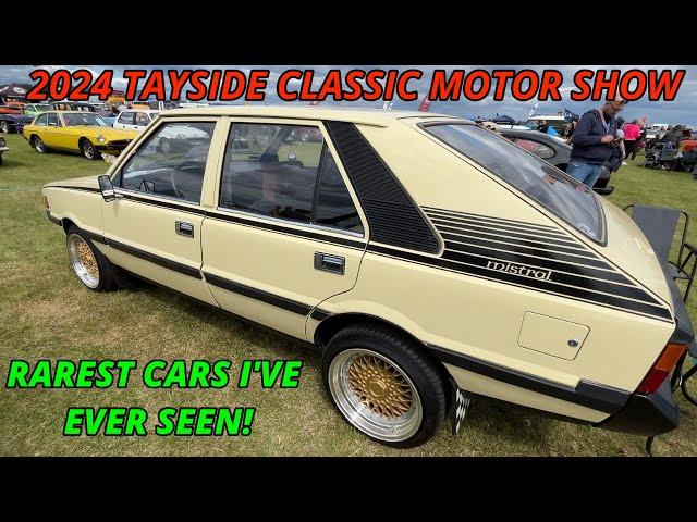 2024 TAYSIDE CLASSIC MOTOR SHOW - SCOTLAND - THE RAREST CAR'S EVER!