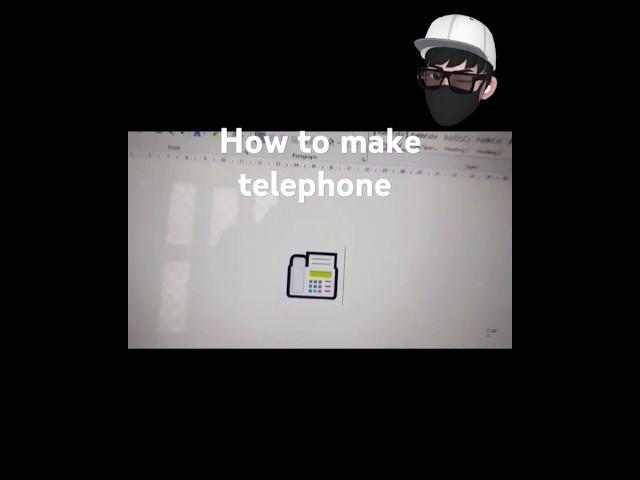 How to make telephone in Microsoft word? #msword #trending #shortvideo #viralshorts #computer