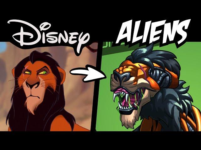 What if DISNEY CREATURES Were XENOMORPHS?! (Lore & Speedpaint)