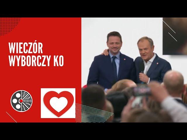 D. Tusk, R. Trzaskowski: Wieczór wybroczy KO - wybory samorządowe