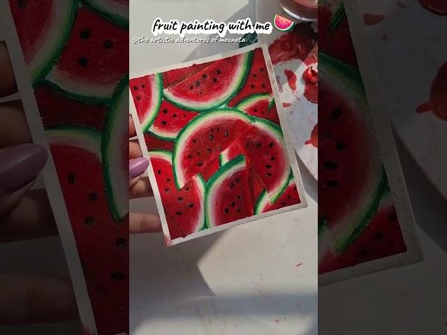 How is it? #reels #watermelon #art