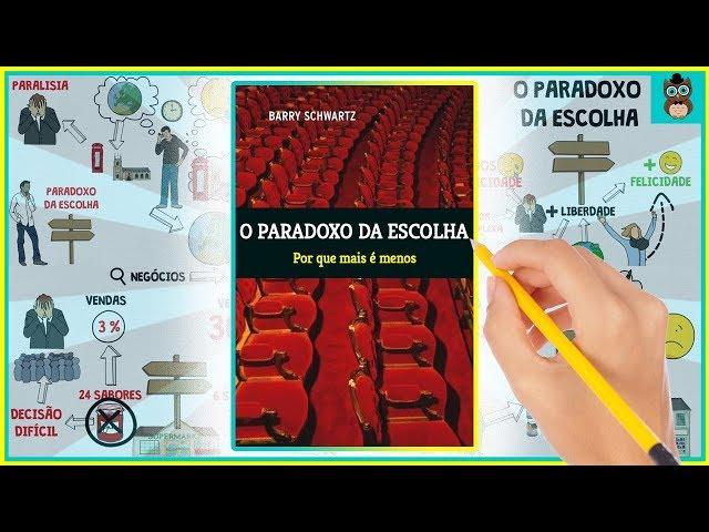 O PARADOXO DA ESCOLHA  | Barry Schwartz | Resumo Animado