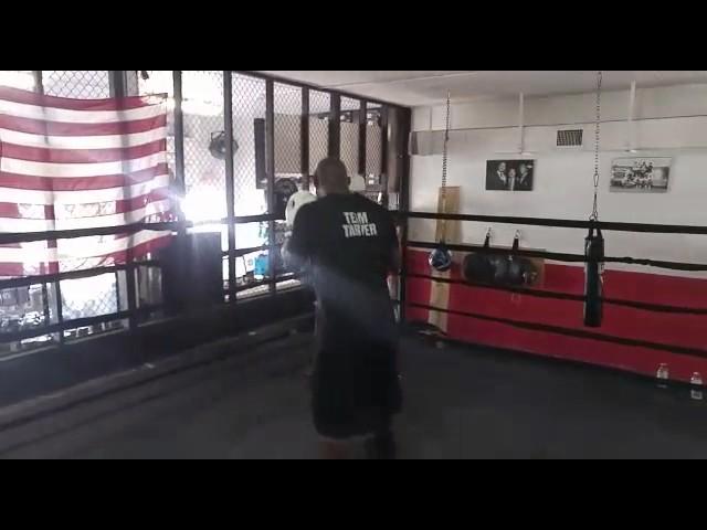 Orlando Cuellar training Antonio Tarver