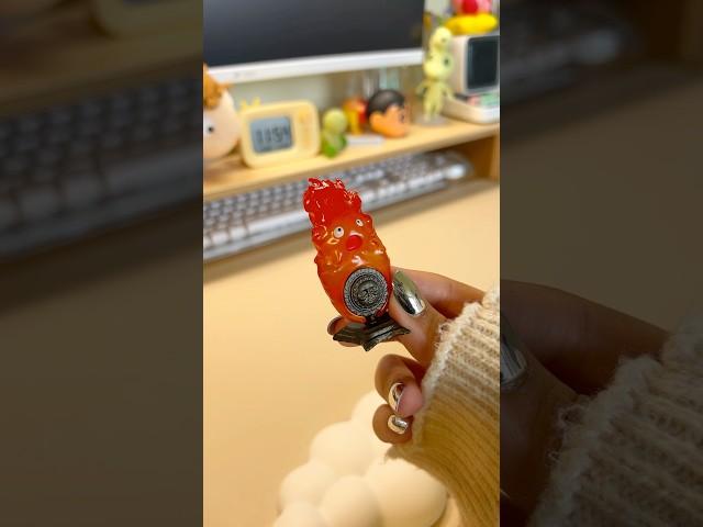 NO WAY! I pulled the secret one!! #calcifer #howlsmovingcastle #collector #blindbox #hobbyist