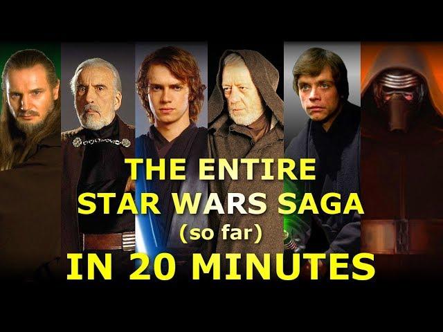 The Entire Star Wars Saga (so far) Explained in 20 Minutes!