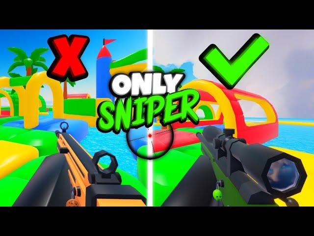 Only Sniper Challenge in Roblox Rivals!