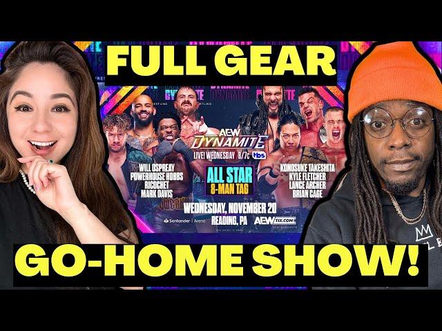 AEW FULL GEAR GO-HOME SHOW! | AEW DYNAMITE