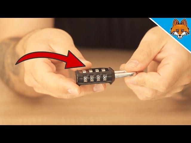 How to open a combination lock without the code 