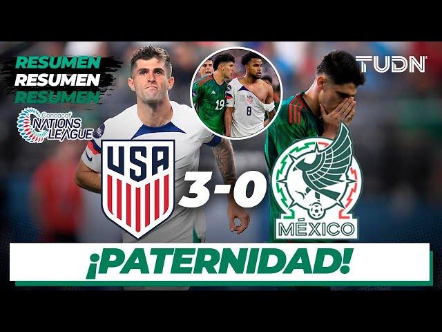 Resumen y goles | Estados Unidos 3-0 México | CONCACAF Nations League - SEMIFINAL | TUDN