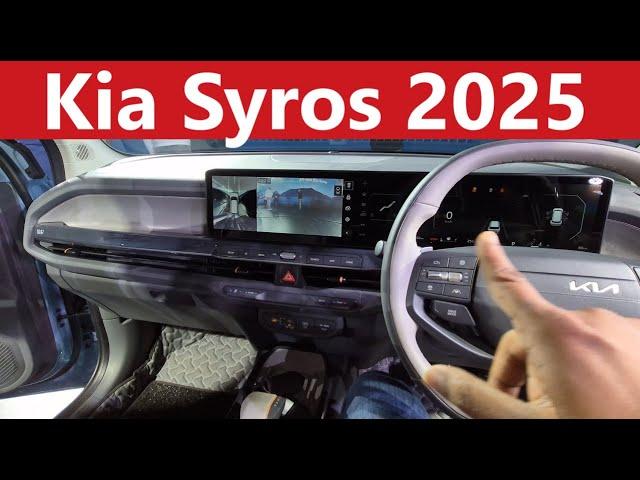 KIA SYROS 2025 : Lot of Space, Features BUT K1 Platform ?