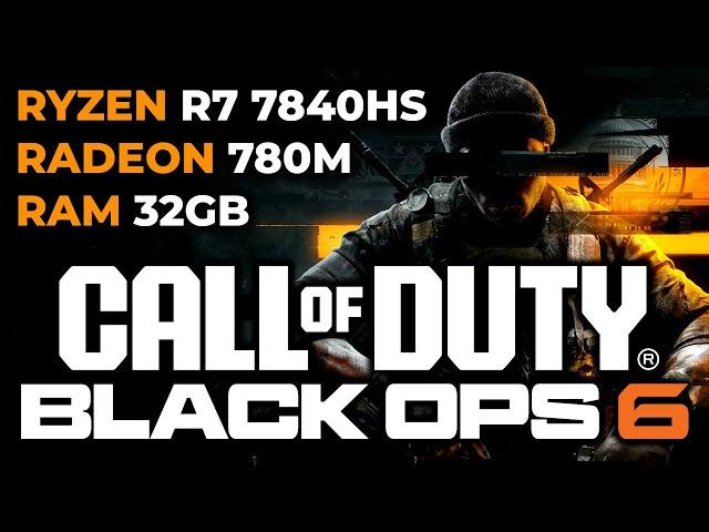 Black Ops 6 | Ryzen R7 7840HS Performance Test | Minisforum UM780XTX Mini PC