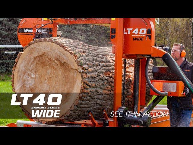 LT40WIDE the famous Wood-Mizer sawmill – now with WIDE head  | See it in action | Wood-Mizer Europe