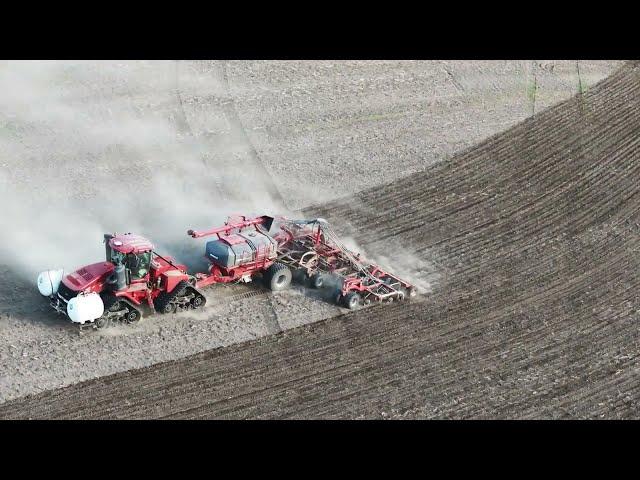 Wheat Seeding In The Palouse: Case IH Horsch Drill