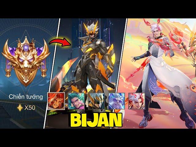 VUX LEO RANK CHIẾN TƯỚNG VỚI TẤT CẢ SKIN BIJAN COMBO GIÁC NGỘ MẠNH NHẤT LIÊN QUÂN MOBILE