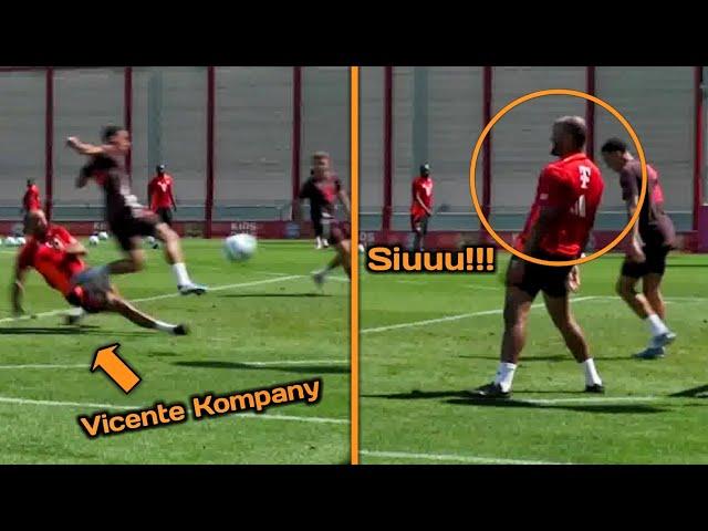 Vincent Kompany Shows Off Impressive Defensive Skills In Bayern Munich Training