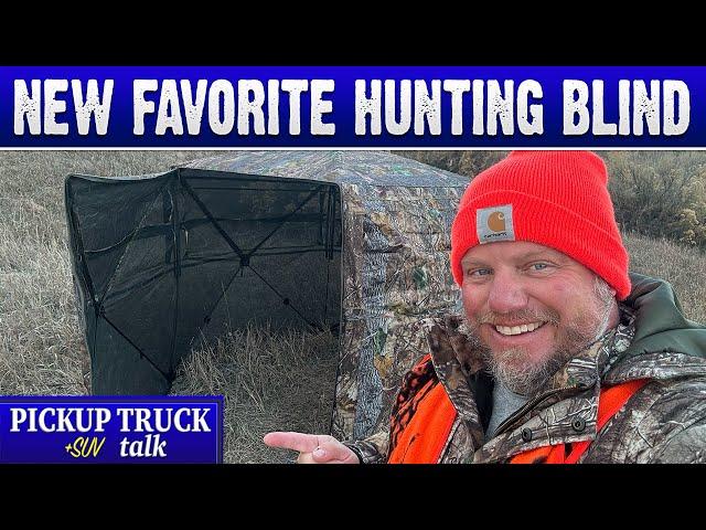 TRYSEN Hunting Blind Review with 360 Degree View, See-Through Camo
