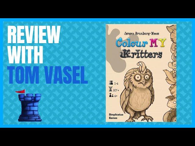 Colour My Kritters Review with Tom Vasel