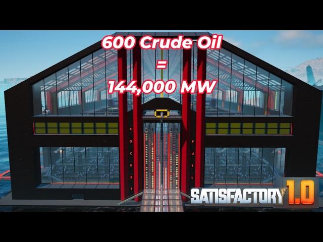 Turning 600 Crude Oil into 144,000 MW - Load Balancing Satisfactory 1.0