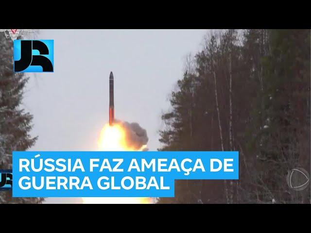 Rússia volta a ameaçar uma guerra global em resposta ao apoio do Ocidente à Ucrânia