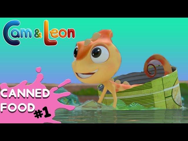 Funny Children Cartoon | Canned Food | Cam & Leon | Cartoon for Kids