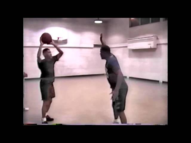 Chris Holmes, Craig Holmes & Rodney Coleman Playing BasketBall With Some Friends,1-25-1993