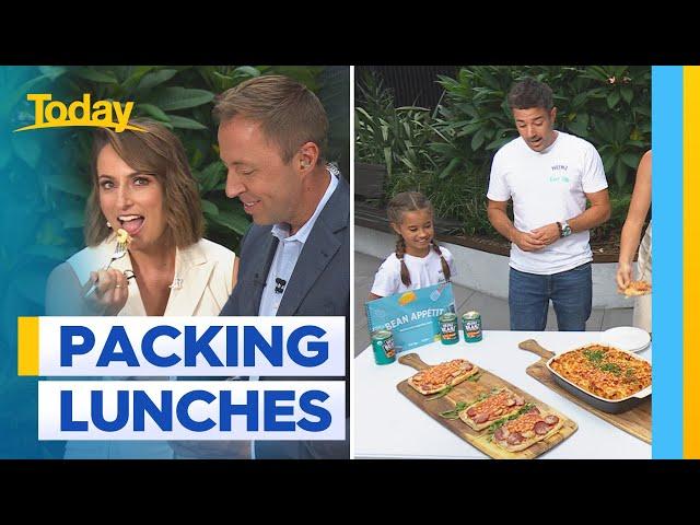 Father-daughter TikTok duo helps parents pack school lunches | Today Show Australia